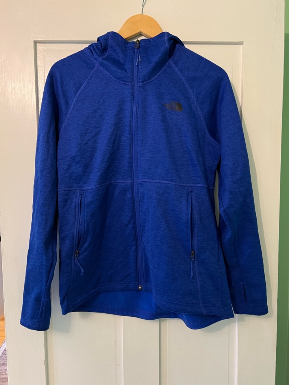 The North Face Royal Blue Full-Zip Hooded Jacket